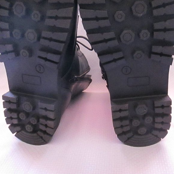 💥SO REINDEER WOMEN’S COMBAT BOOTS BLACK💥 WORN ONCE. EXCELLENT CONDITION; tag. - Picture 15 of 16